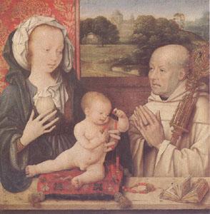 CLEVE, Joos van The Virgin and Child with a Dominican (mk05) France oil painting art